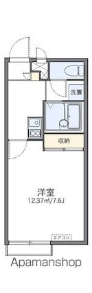 レオパレスひまわり[1K/23.18m2]の間取図
