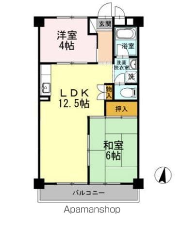 練馬区田柄のマンションの間取り