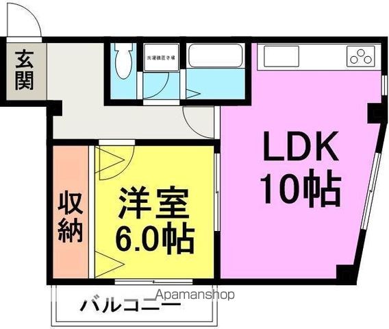 市隆ハイツ武庫之荘の間取り写真