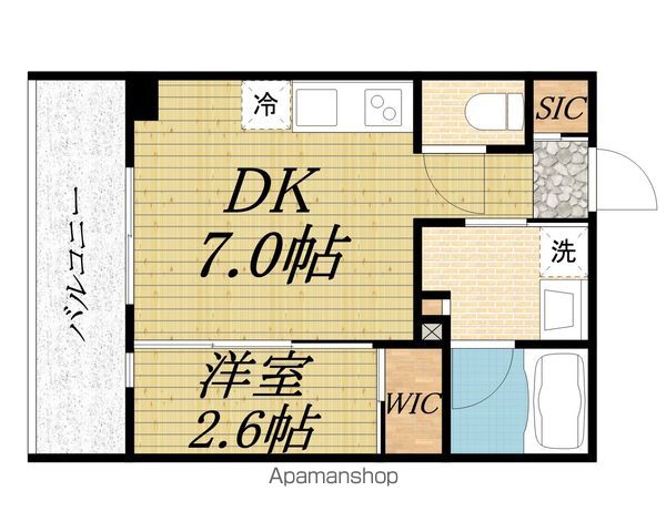 LEFONDPROGRES堺筋本町タワーレジデンス(ルフォンプロの間取り写真