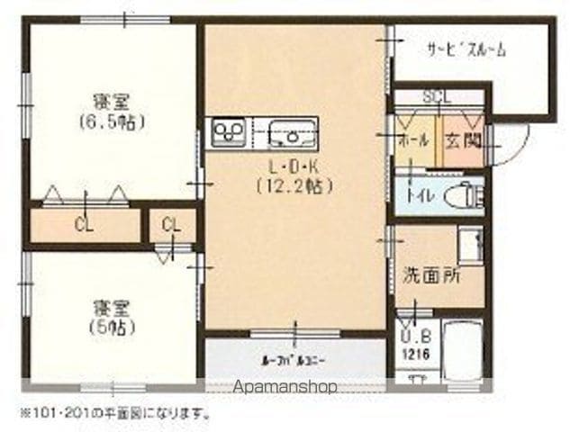 JB明磧RIVERAINの間取り写真