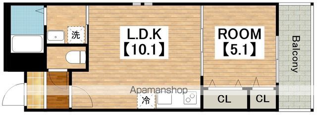 CHARME PARKSIDE Iの間取り写真