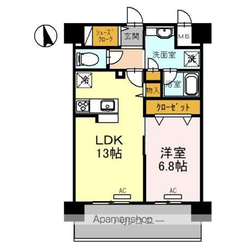 【幸ＣＯＵＲＴ森ノ宮の間取り】