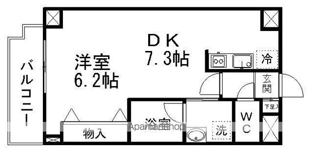 しゃとれ山手町の間取り写真