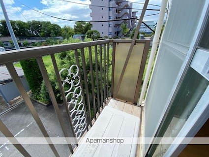 フラワーハイツ屋島Ｄ[2DK/38.12m2]のバルコニー