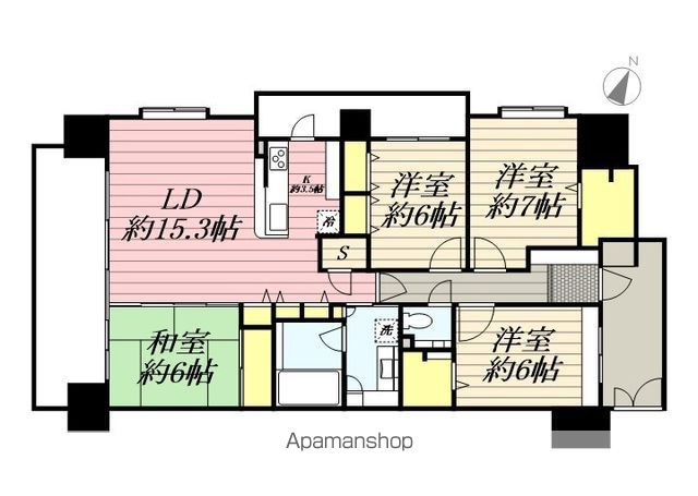 ウィズ松戸きらめきの森の間取り