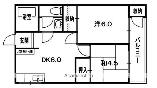 伸和マンションの間取り写真