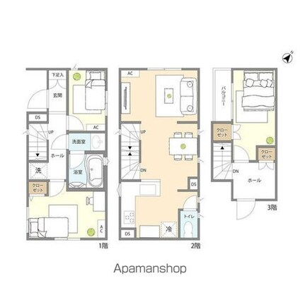 Ｋｏｌｅｔ妙典[3LDK/71.28m2]のその他内装1