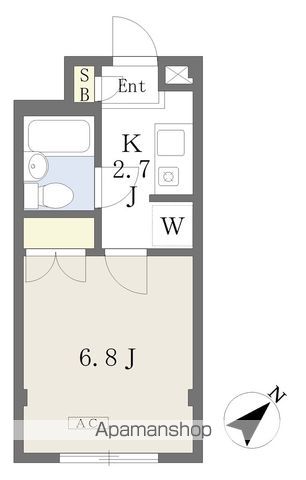 【アービス白山の間取り】