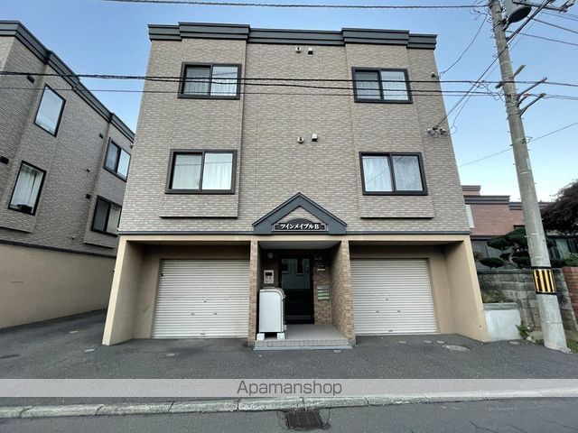 ツインメイプルB棟の外観写真