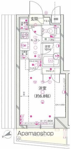 パレステュディオ五反田の間取り写真