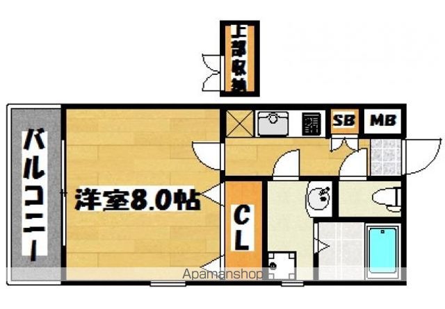 クレスティアステージア天神の間取り