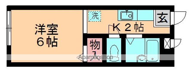 イーズネスト都賀A棟の間取り写真