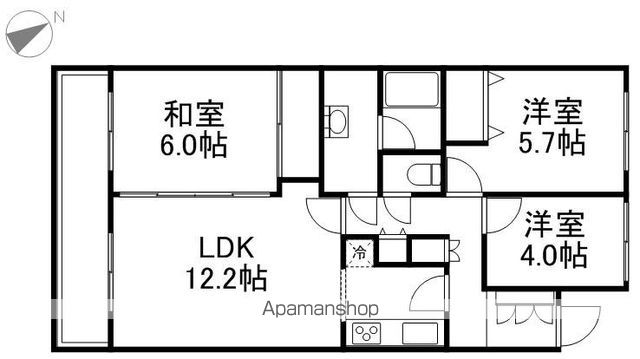 琴似パークマンションの間取り写真