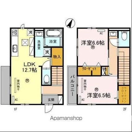 メゾネット岩橋ＩＩ[2LDK/73.9m2]の内装1