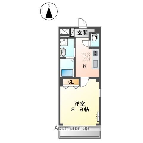 和歌山市黒田のマンションの間取り