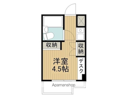 ビュー諏訪湖の森[1R/12.6m2]の間取図