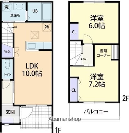 サニーコート[2LDK/56.51m2]の間取図