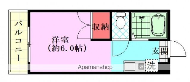 アルティメイトBUILDING舟入中町の間取り写真
