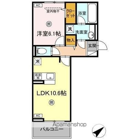NEST PIECE 原町の間取り写真