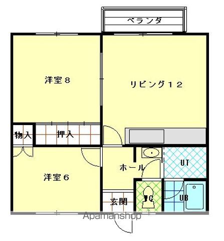 コーポはまなすの間取り写真