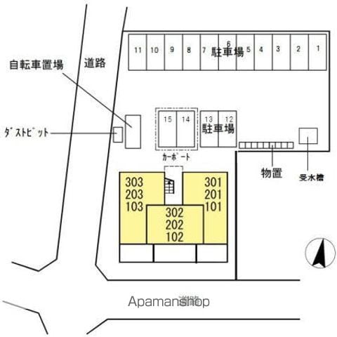 リュミエール・ソレール 102 ｜ 岐阜県各務原市蘇原早苗町88-2（賃貸アパート1LDK・1階・45.04㎡） その16