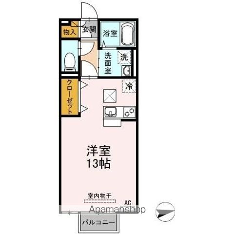 パラディー森塚の間取り写真