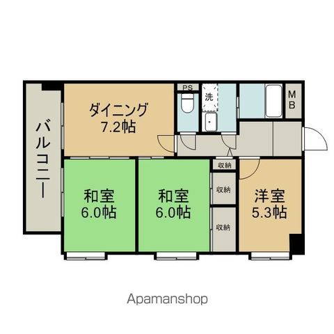 第3甲斐田ハイツの間取り写真