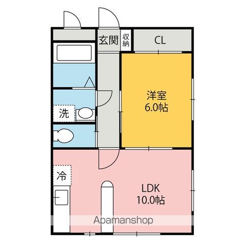 マンションエルIIの間取り写真