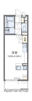 レオネクストひだまりⅡ[1R/27.8m2]の間取図