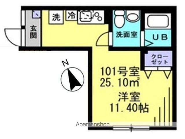 ALCASA東大井の間取り写真