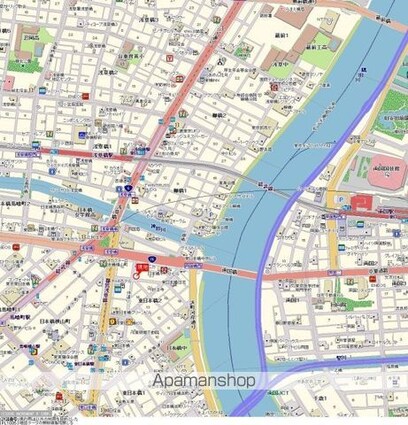 東京都中央区東日本橋２丁目[1K/24.99m2]の周辺