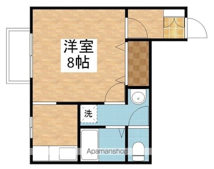 コーポすみれ[1K/29.39m2]の間取図