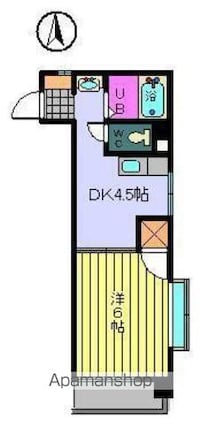 愛媛県松山市南持田町[1DK/31.18m2]の間取図