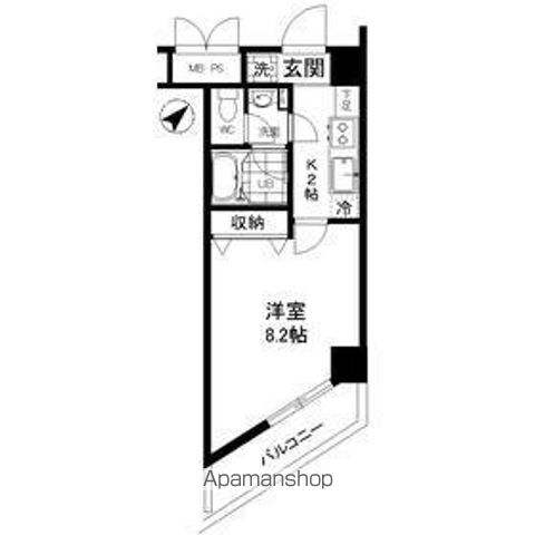 横浜市南区南太田のマンションの間取り