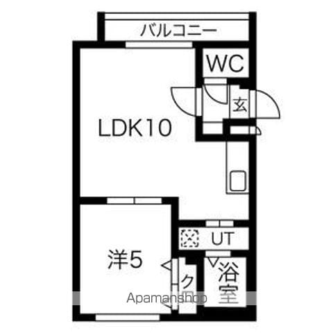 ラフィネ東札幌の間取り写真