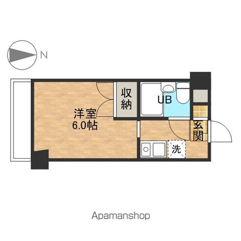 川崎市中原区上新城のマンションの間取り