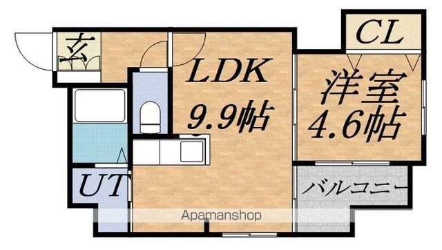 クレエル大通の間取り写真