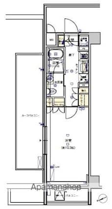 ｆｅｅｔｈ水天宮前[1K/32.02m2]の間取図