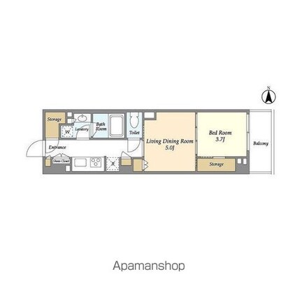 ＪＰ　ｎｏｉｅ　駒沢大学[1LDK/32.39m2]の間取図