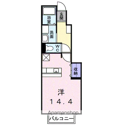 和歌山県和歌山市今福１丁目[1R/35.18m2]の間取図