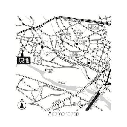 フェアリーガーデンたまがわＡ棟[3LDK/78.06m2]の外観2
