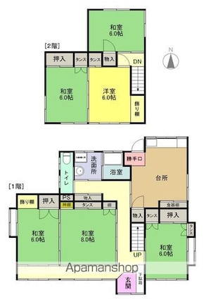 一戸建[6DK/120.06m2]の間取図