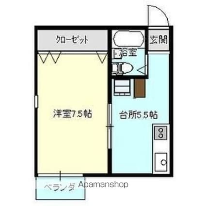 Ｆｒｏｍ[1K/27.3m2]の間取図