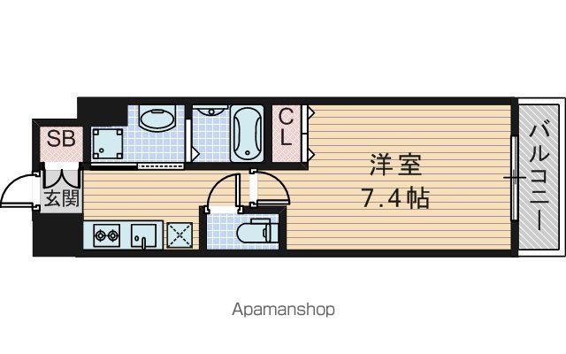プレイシズ新大阪の間取り写真