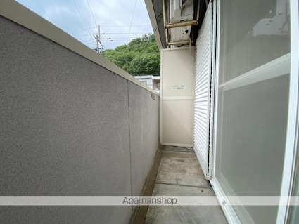 Ｕハウス[1K/20.23m2]のバルコニー