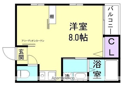 夢フォー・ラ西庄[1R/27.3m2]の間取図