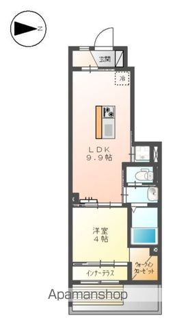 南国市大そねのアパートの間取り