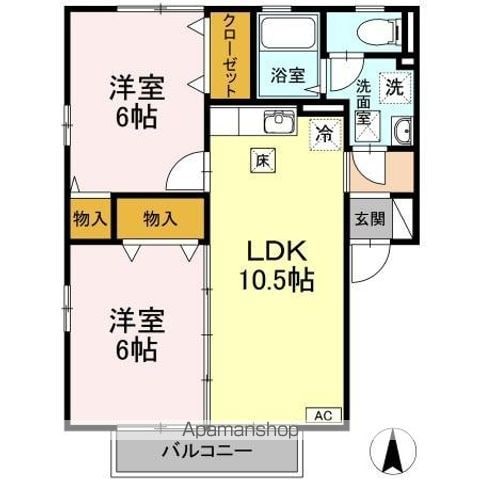 Y・サイレントビレッジ久万ノ台 A棟の間取り写真