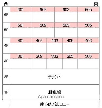 Ｋａｓａ　Ａｍｕ（カーサアミュー）[1LDK/59.29m2]の配置図